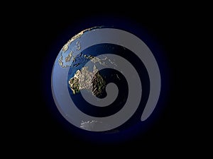 3D earthÃ¯Â¼ËterrainÃ¯Â¼â°oceania photo